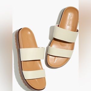 Madewell The Charley Double-Strap Slide Sandal